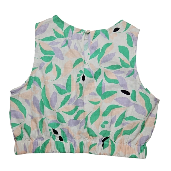 GB Floral Crop Sleeveless Top Size - Picture 3 of 3